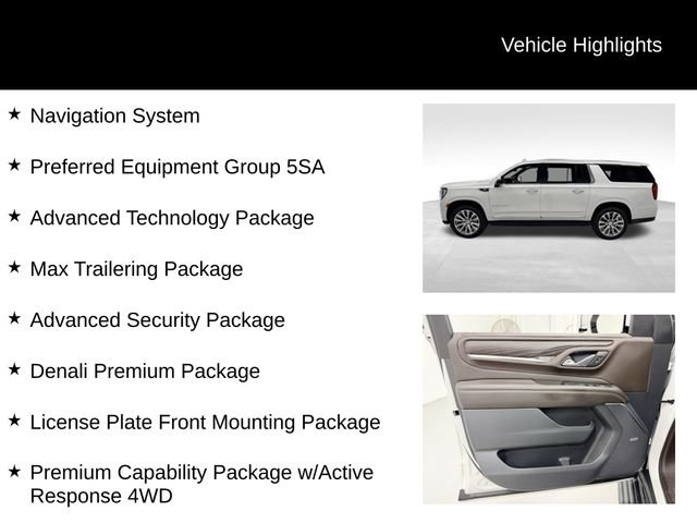 Certified 2022 GMC Yukon XL Denali w/ Denali Premium Package AWD/4WD image 27