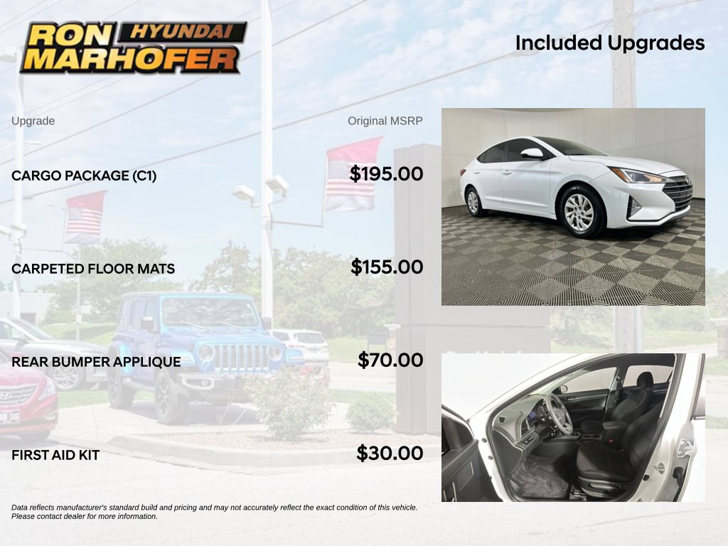Used 2020 Hyundai Elantra SE w/ Cargo Package (C1) FWD image 6