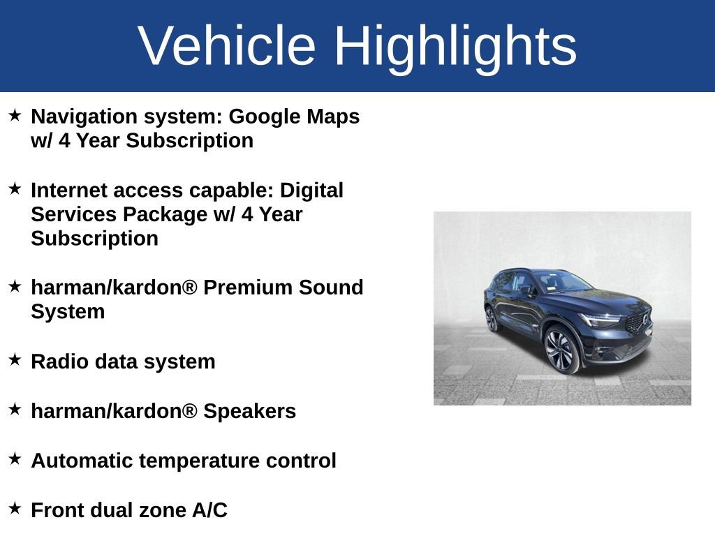 Certified 2025 Volvo XC40 B5 Ultra AWD/4WD image 4