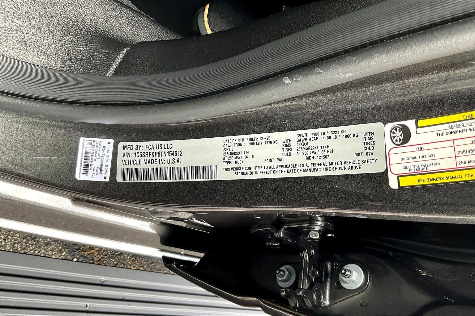 Used 2026 RAM 1500 Tungsten w/ Bed Utility Group AWD/4WD image 34