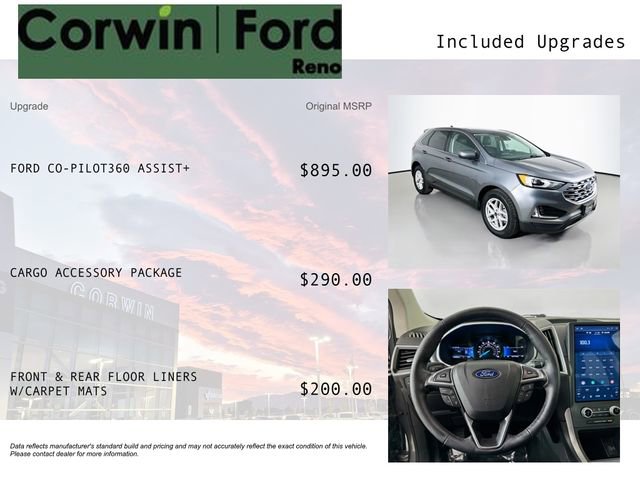Used 2021 Ford Edge SEL w/ Cargo Accessory Package image 3