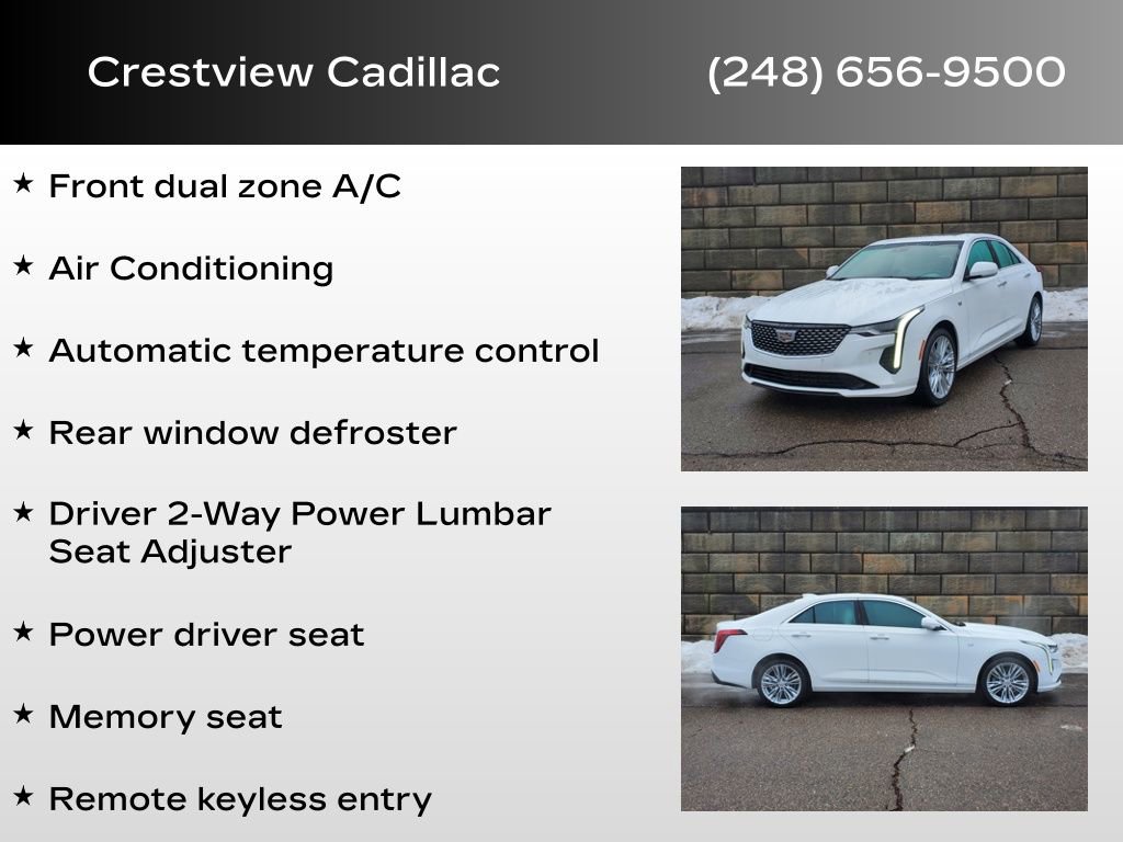 Certified 2023 Cadillac CT4 Premium Luxury w/ Climate Package image 30