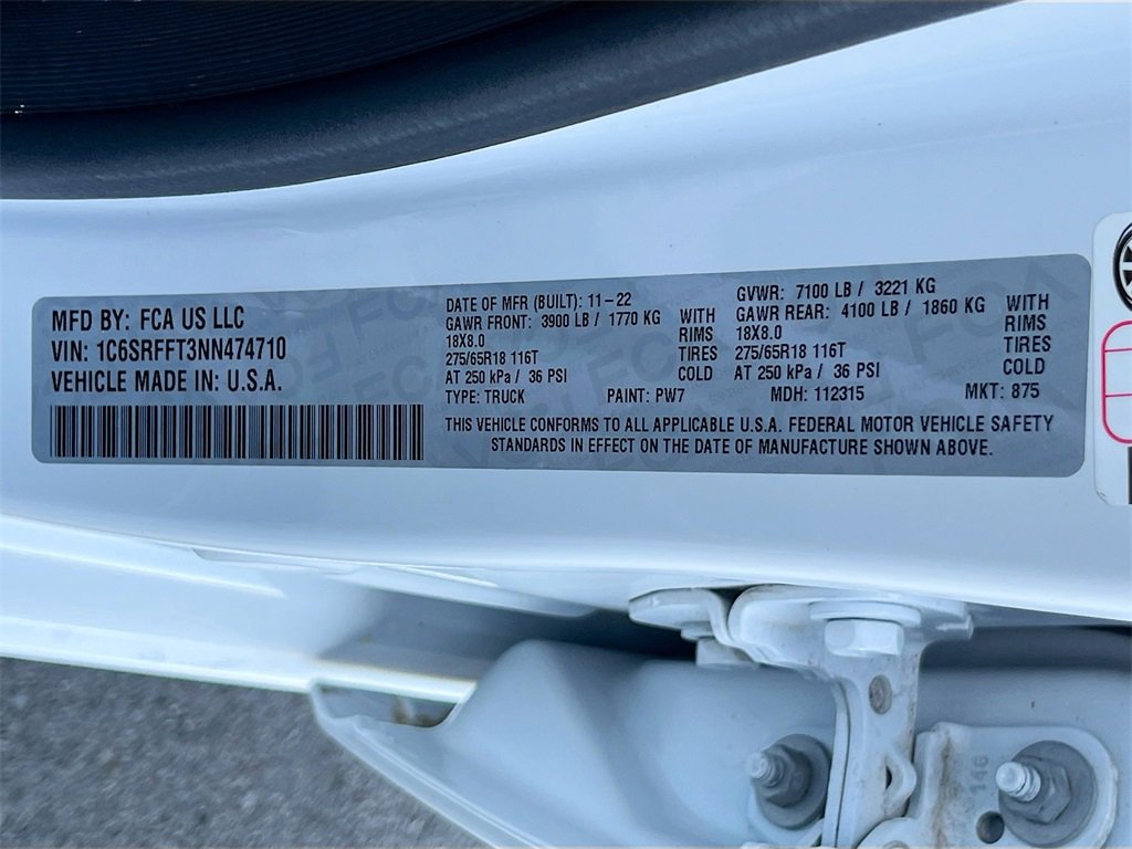 Used 2022 RAM 1500 Big Horn image 30