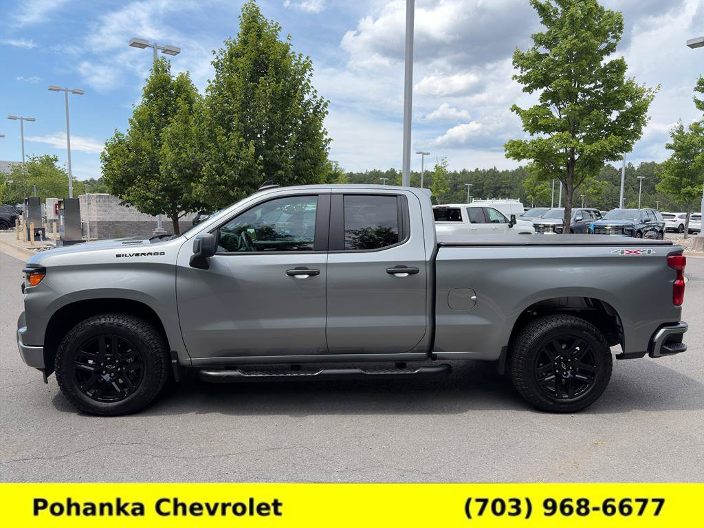 Certified 2025 Chevrolet Silverado 1500 Custom w/ Turbomax Blackout Package AWD/4WD image 4