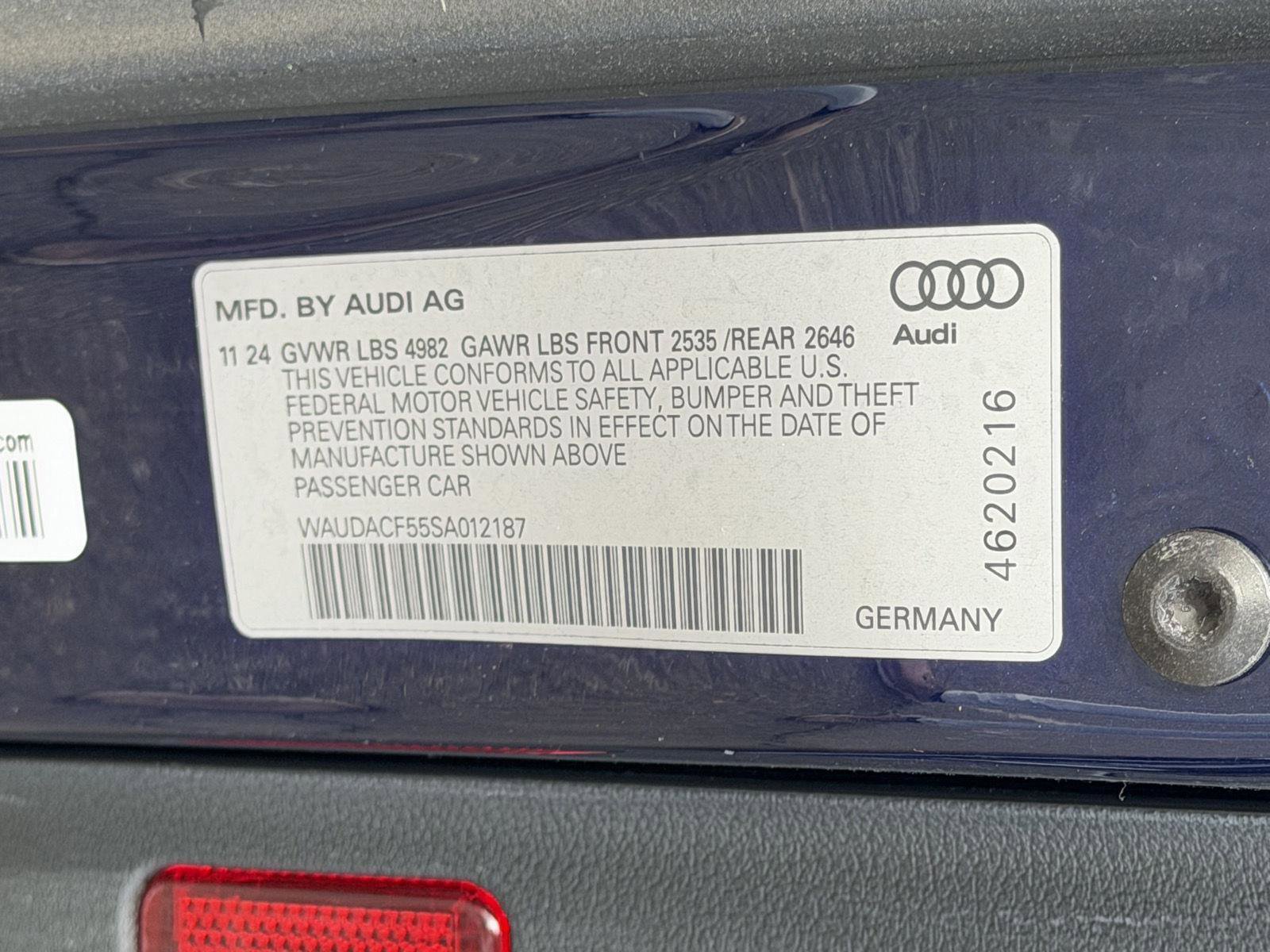 Used 2025 Audi A5 2.0T Premium Plus w/ Convenience Plus Package AWD/4WD image 25