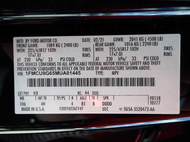 Used 2021 Ford Escape SE image 16