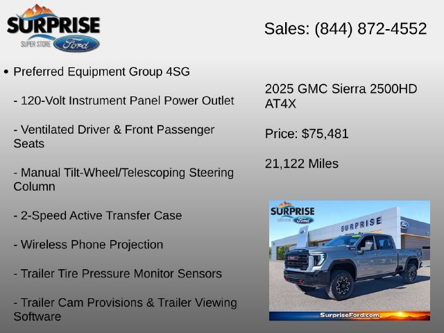 Used 2025 GMC Sierra 2500 AT4X AWD/4WD image 24