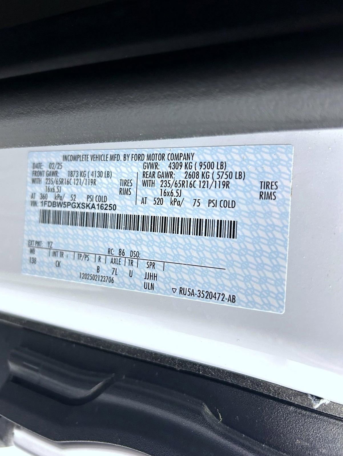 New 2025 Ford Transit 350 w/ Interior Upgrade Package image 21