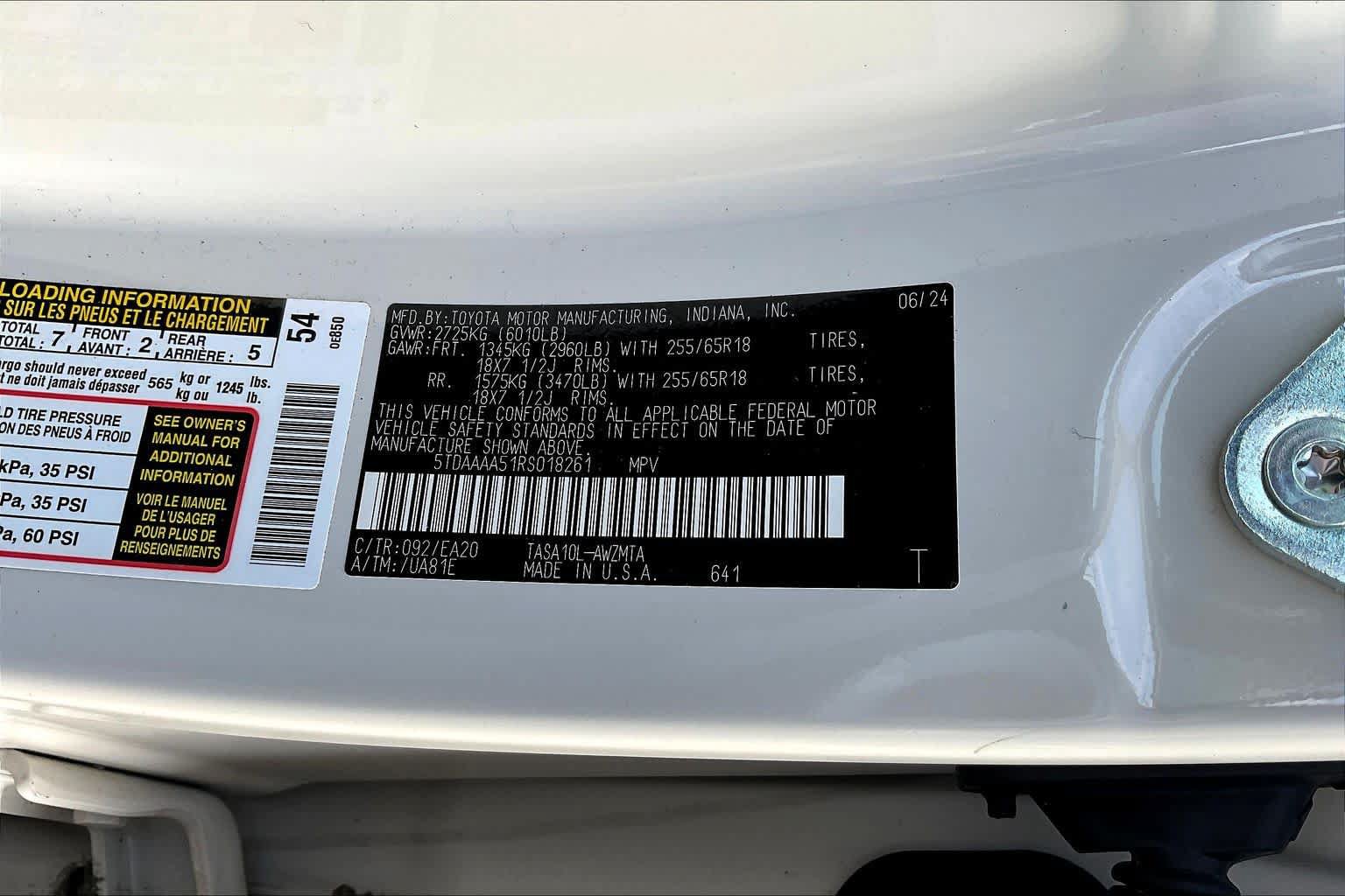 Used 2024 Toyota Grand Highlander FWD image 33