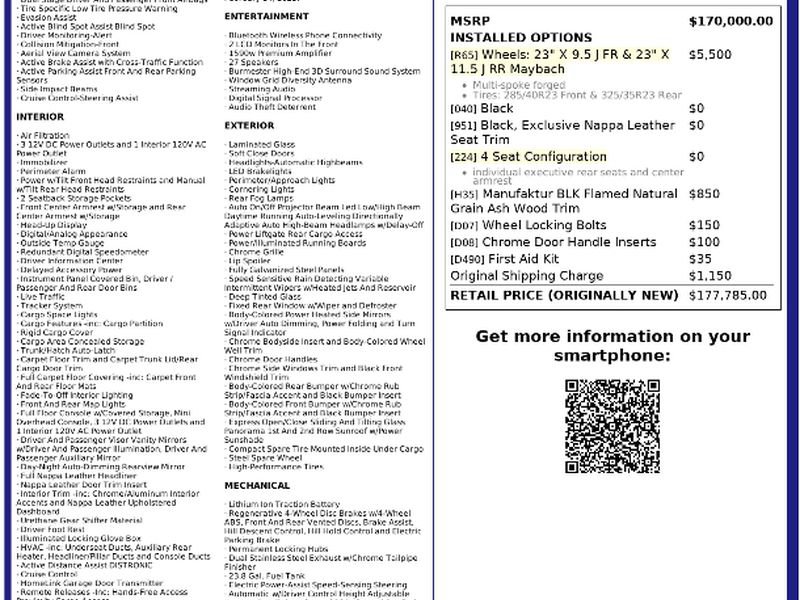 Used 2023 Mercedes-Benz Maybach GLS 600 4MATIC image 3
