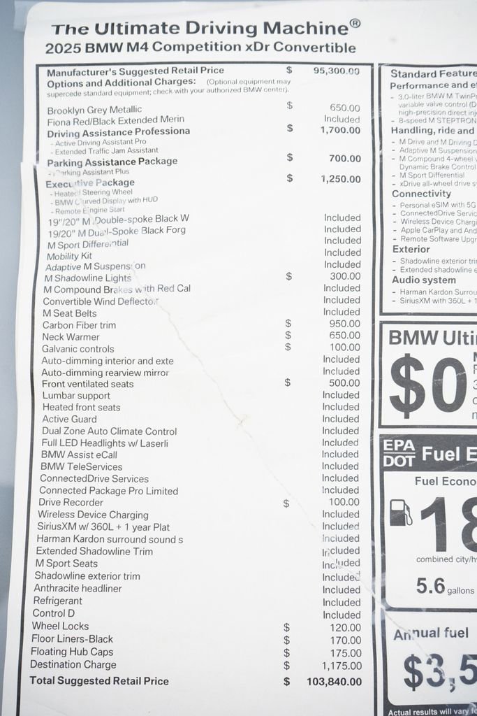 New 2025 BMW M4 xDrive Competition image 11