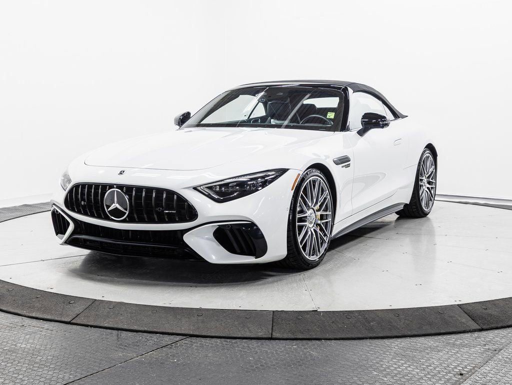 Used 2022 Mercedes-Benz SL 55 AMG 4MATIC w/ Driver Assistance Package image 3