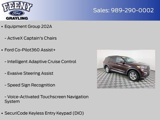 Certified 2022 Ford Explorer XLT w/ Equipment Group 202A image 12