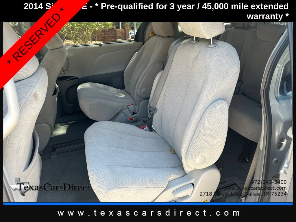 Used 2014 Toyota Sienna LE FWD image 7