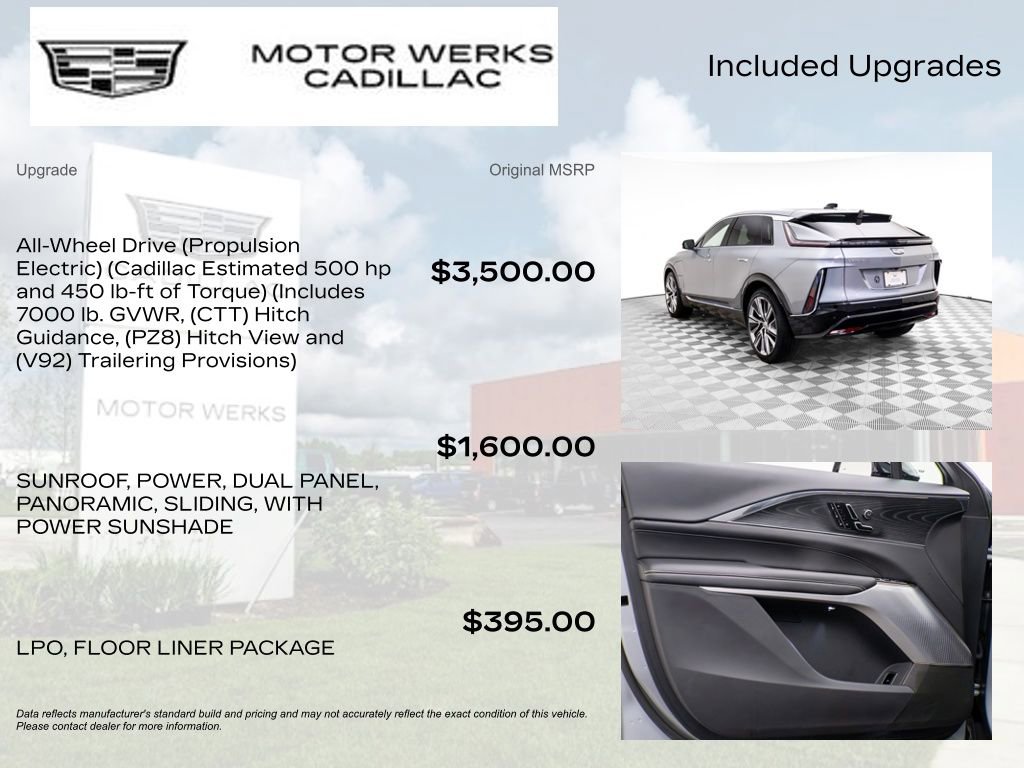 Certified 2024 Cadillac Lyriq Luxury w/ LPO, Floor Liner Package image 9