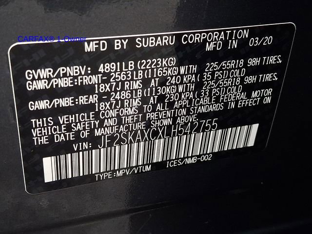 Used 2020 Subaru Forester Touring image 35