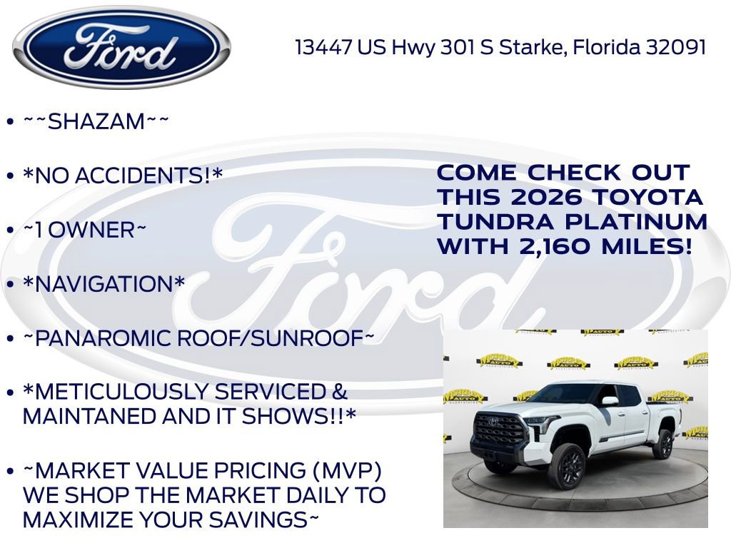 Used 2026 Toyota Tundra Platinum AWD/4WD image 5