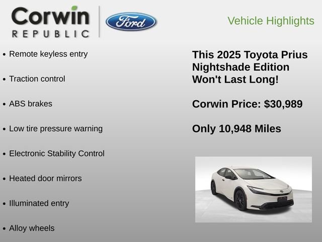 Used 2025 Toyota Prius AWD image 6
