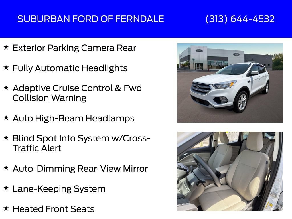 Used 2018 Ford Escape SE w/ Ford Safe & Smart Package FWD image 13