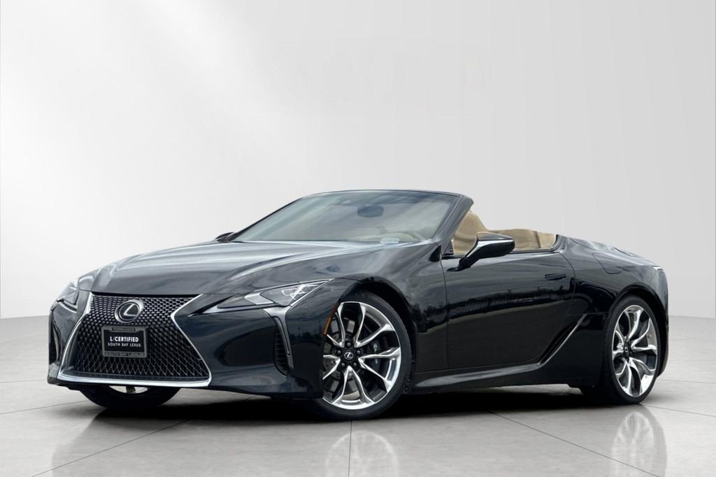 Certified 2021 Lexus LC 500 Convertible w/ Touring Package RWD image 2