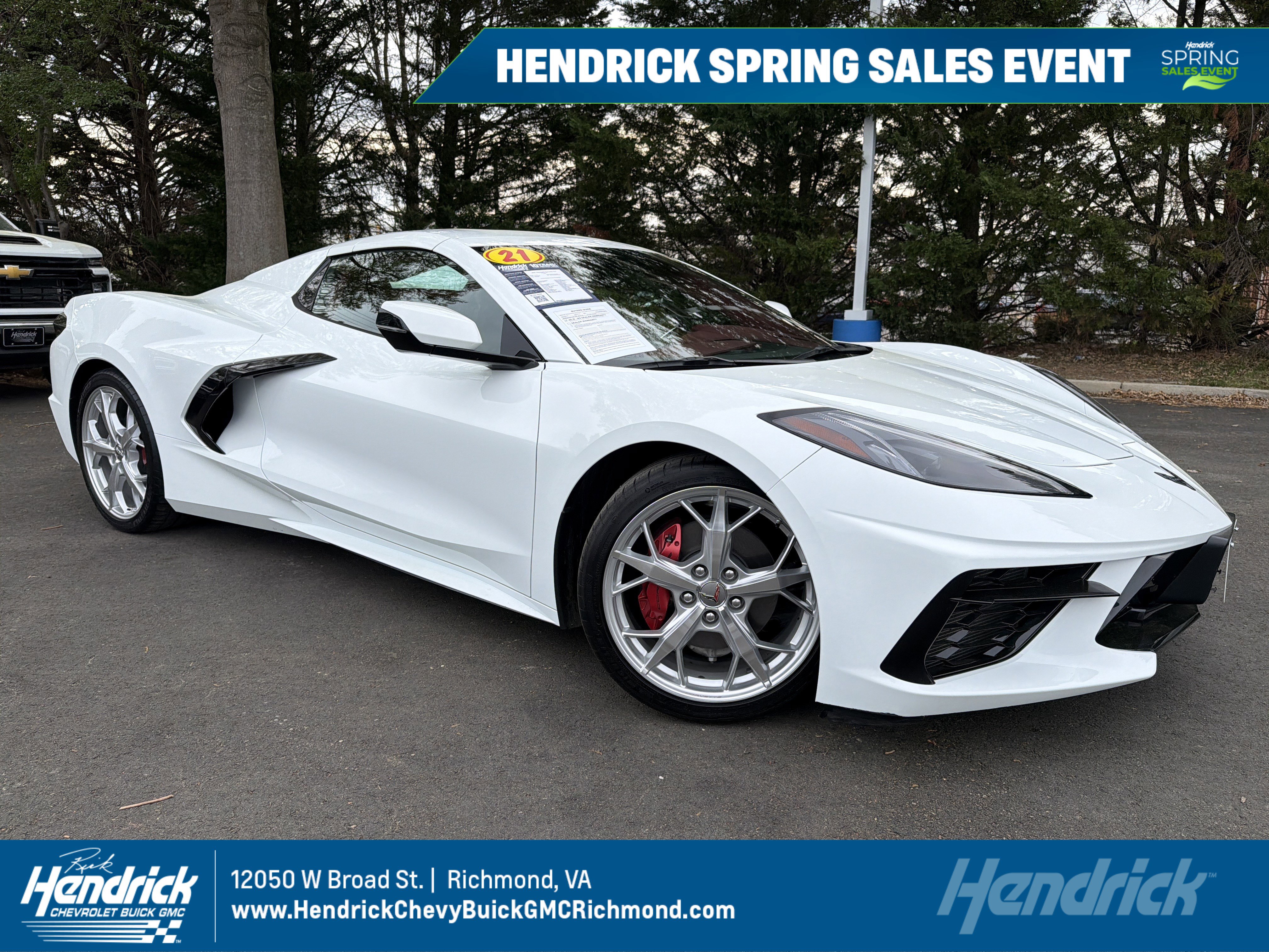 Used 2021 Chevrolet Corvette Stingray Premium Conv w/ Battery Protection Package image 1