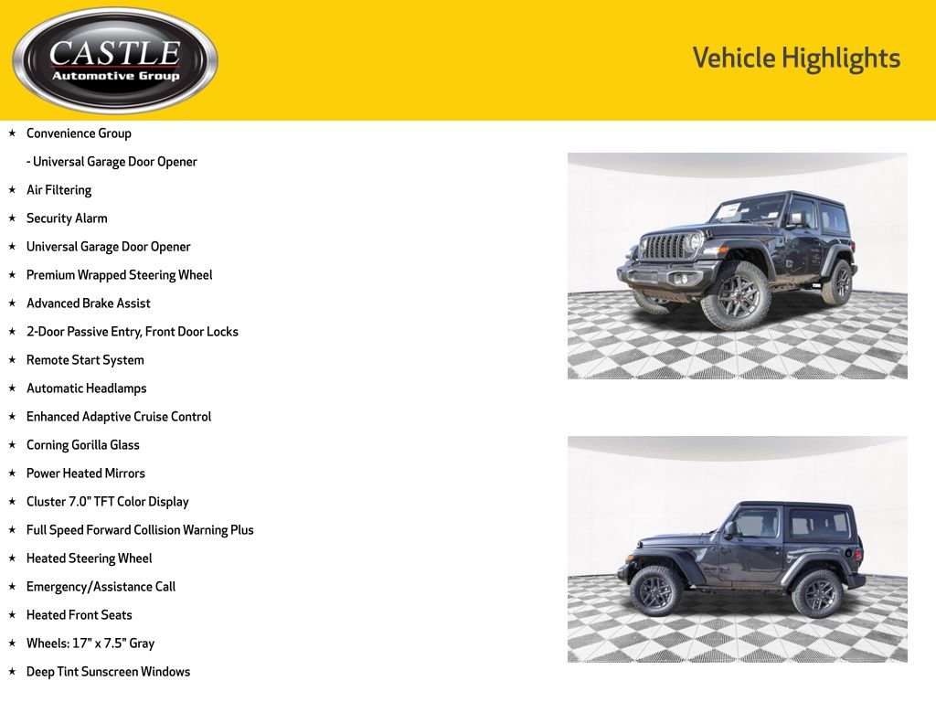 New 2026 Jeep Wrangler Sport AWD/4WD image 6