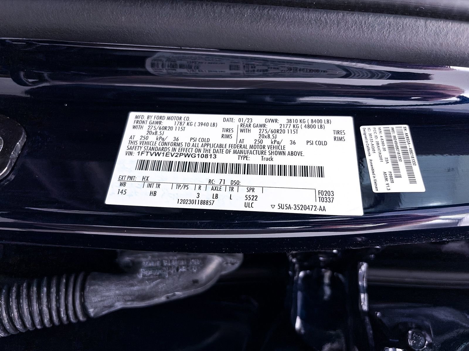 Used 2023 Ford F150 Lightning Lariat w/ Equipment Group 511A High image 43