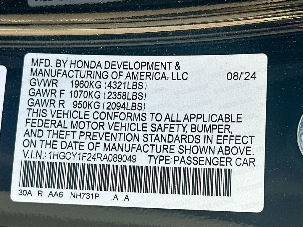 Used 2024 Honda Accord LX image 35