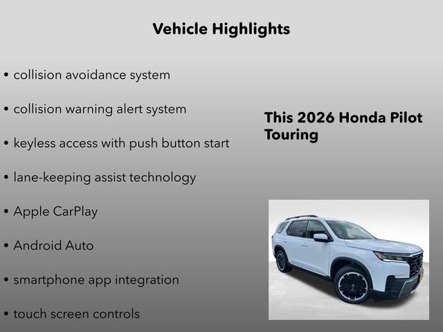 New 2026 Honda Pilot Touring image 10