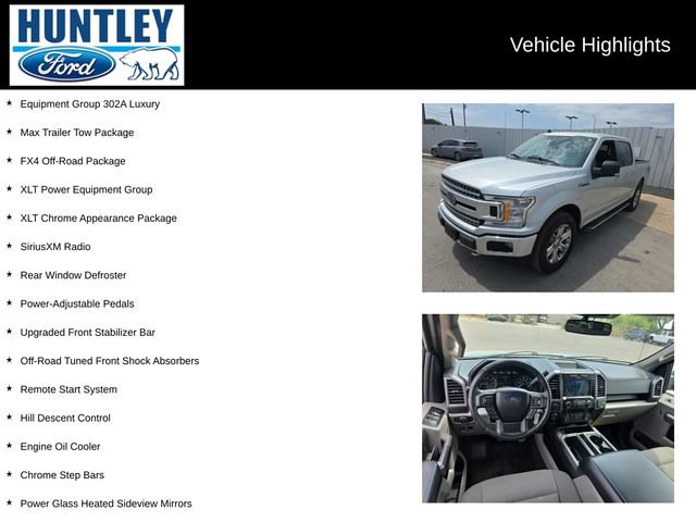 Used 2019 Ford F150 XLT w/ Equipment Group 302A Luxury AWD/4WD image 2