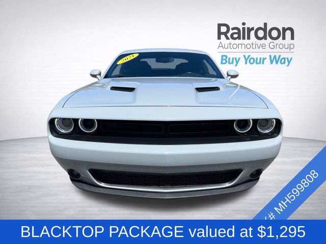 Used 2021 Dodge Challenger SXT w/ Blacktop Package RWD image 2