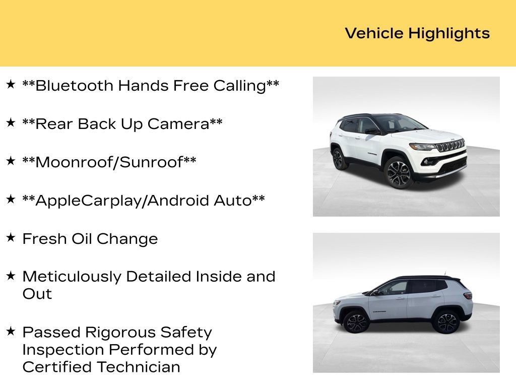 Used 2022 Jeep Compass Limited image 36