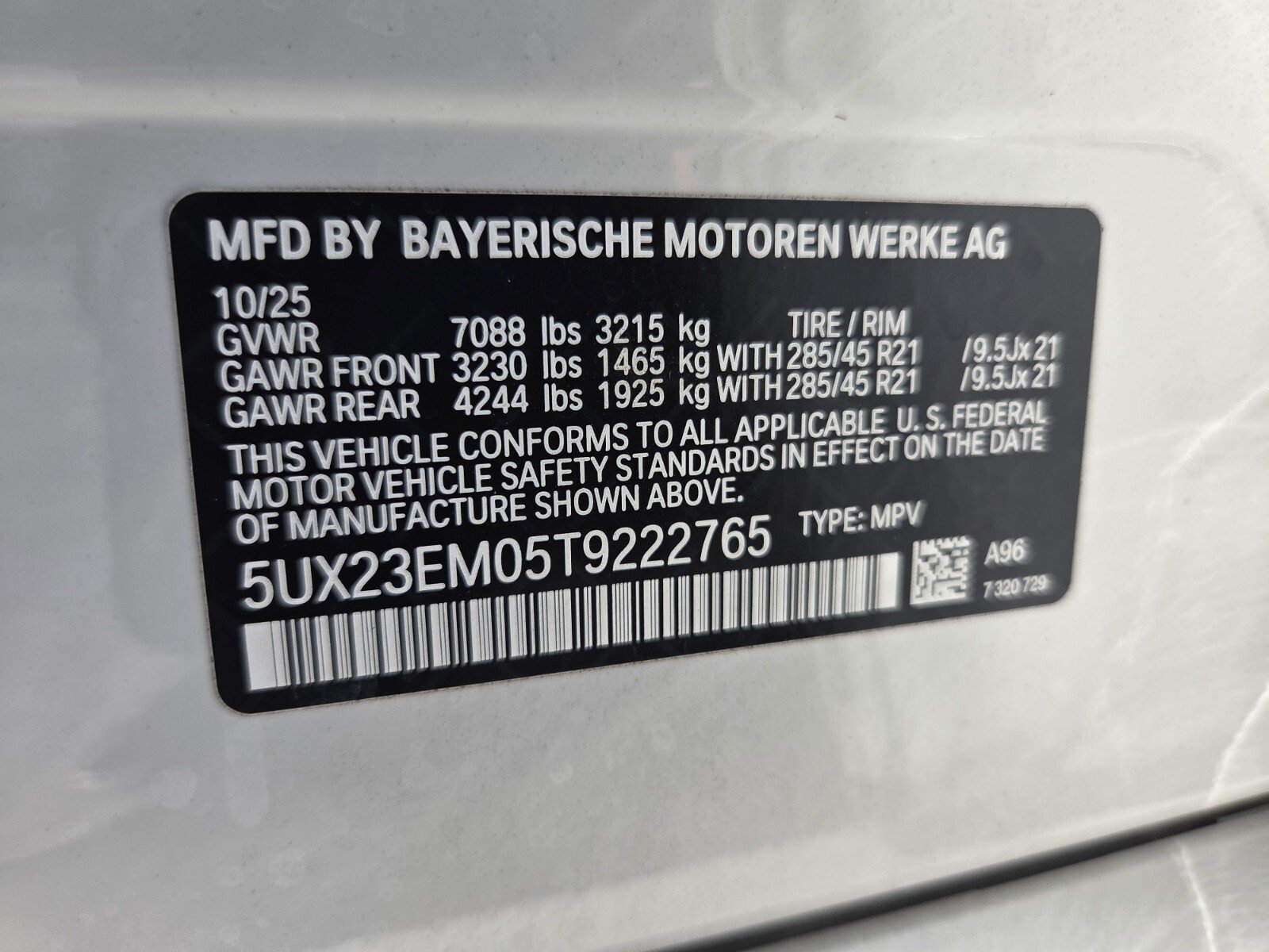 Certified 2026 BMW X7 xDrive40i AWD/4WD image 19