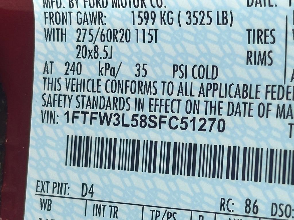 New 2025 Ford F150 XLT w/ Equipment Group 303A High image 41