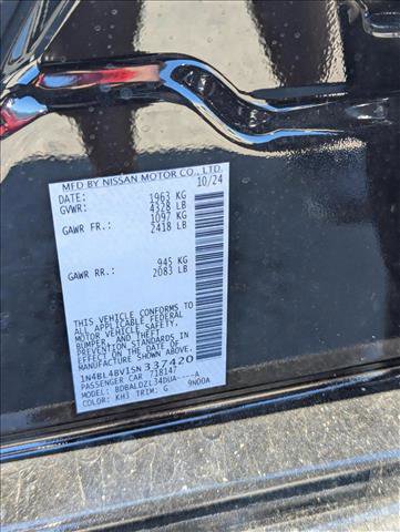 New 2025 Nissan Altima 2.5 S image 16