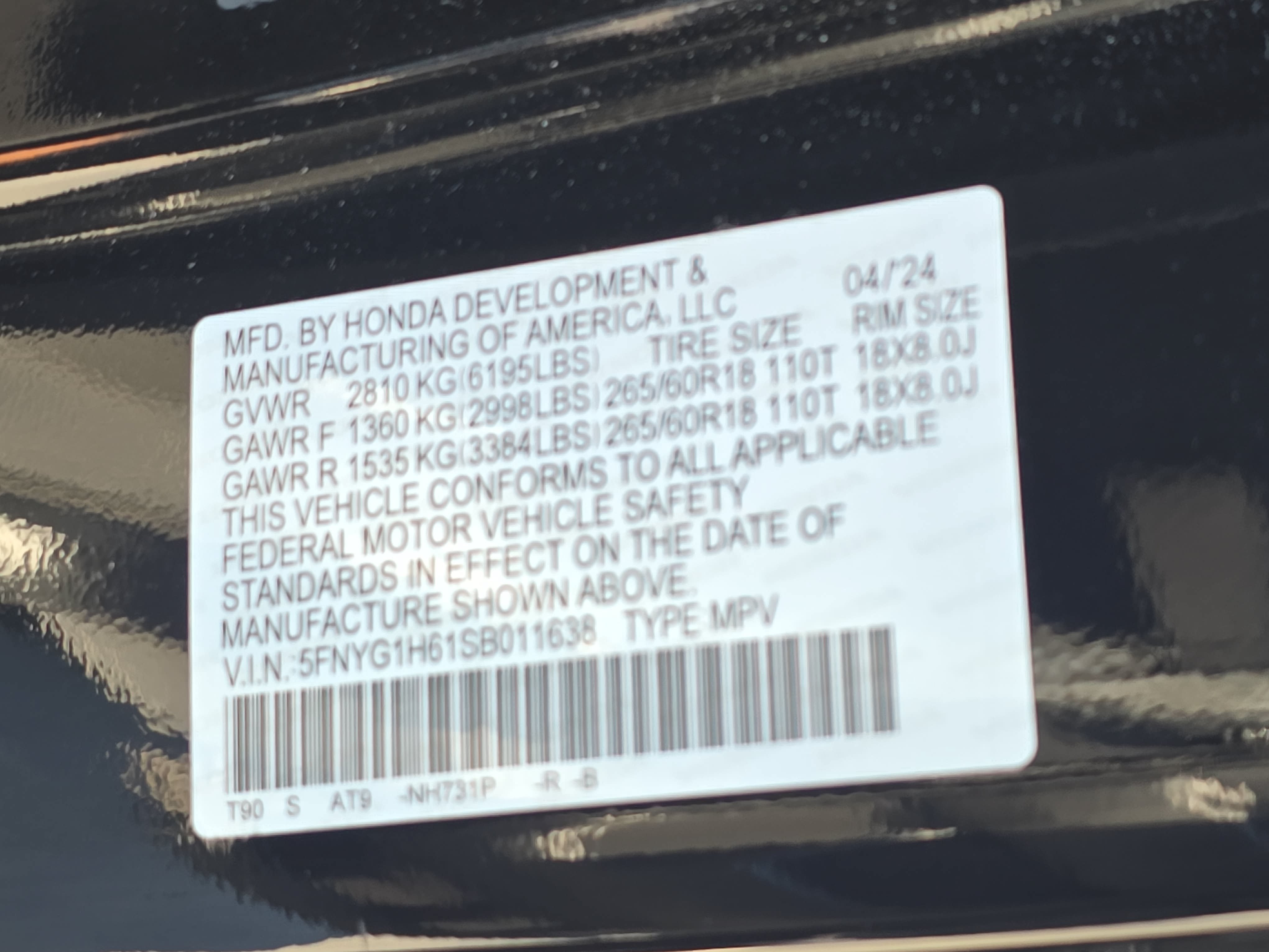 Certified 2025 Honda Pilot TrailSport image 37