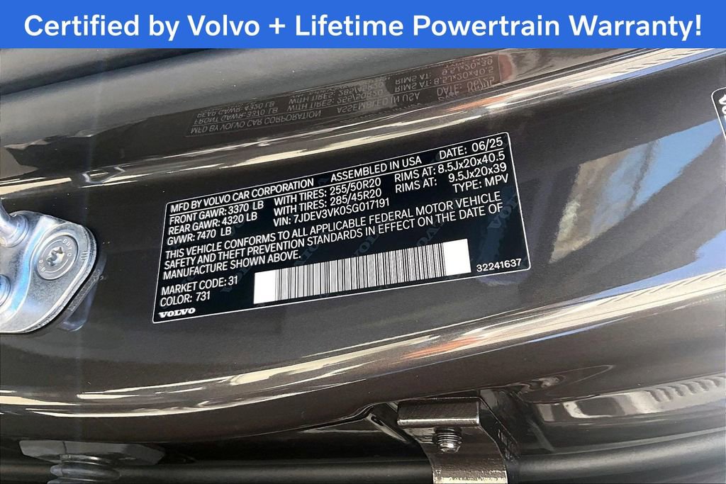 Certified 2025 Volvo EX90 Plus image 46