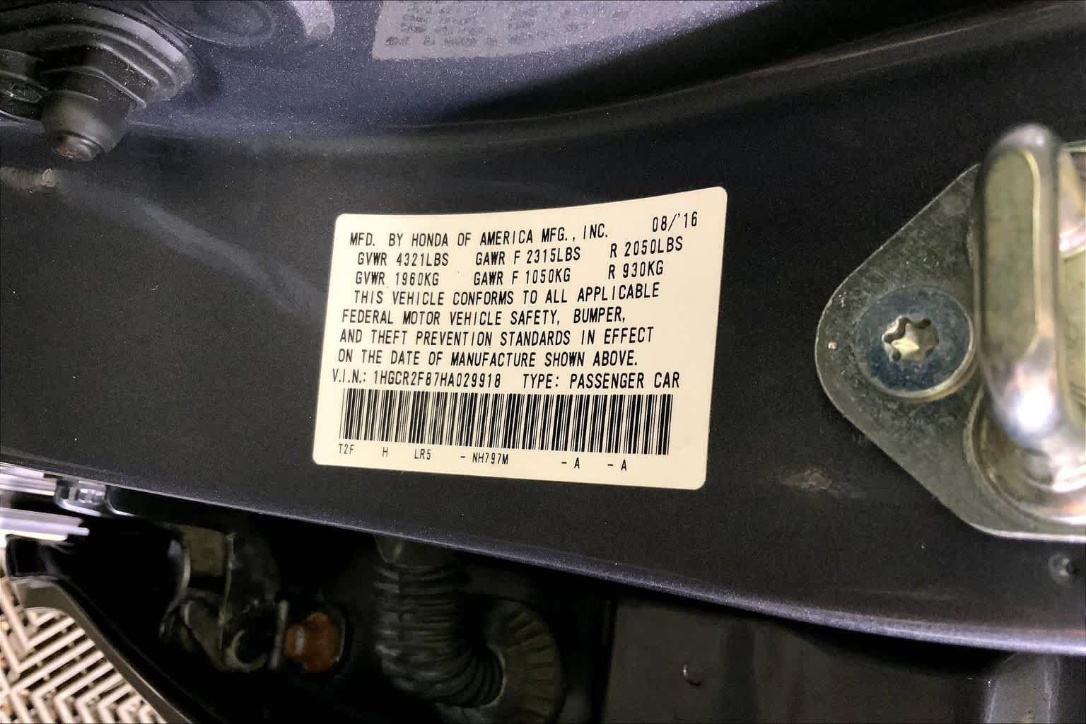 Used 2017 Honda Accord EX-L image 34