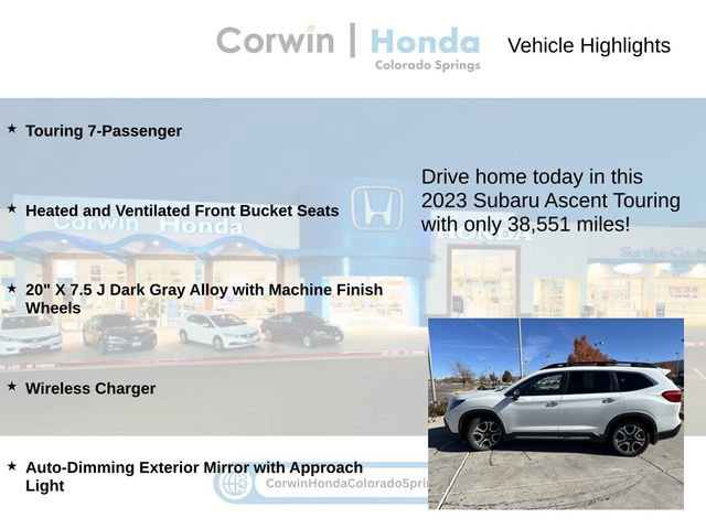 Used 2023 Subaru Ascent Touring image 7