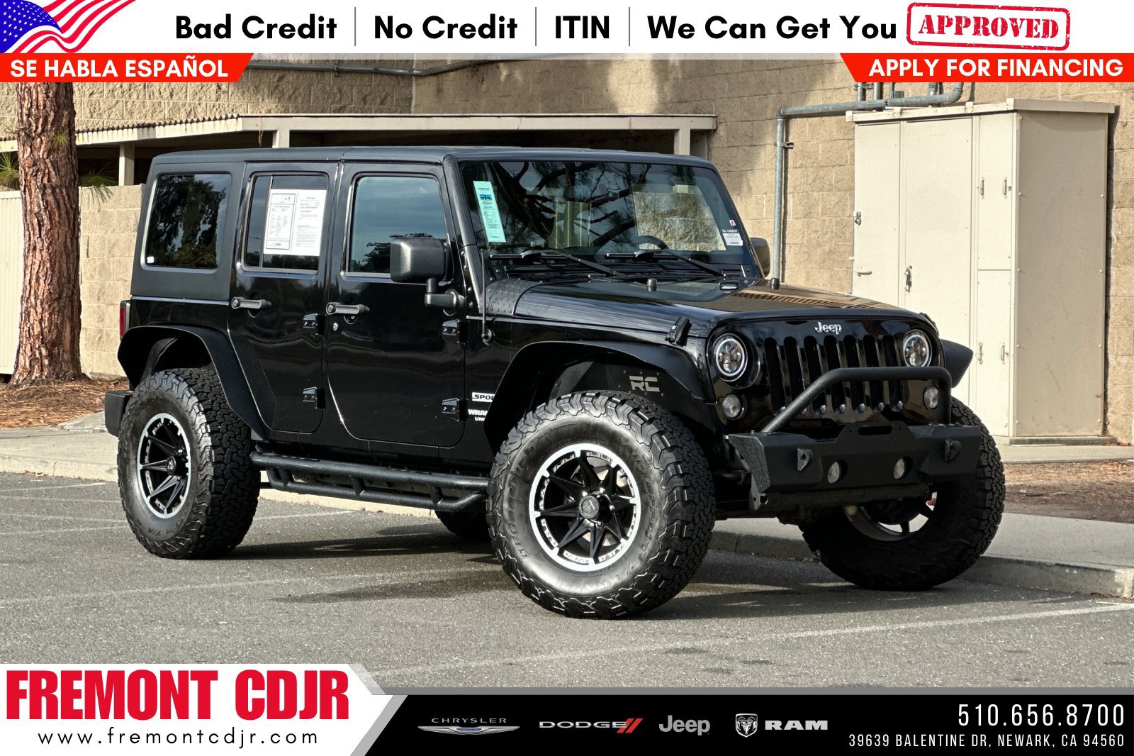 Used 2016 Jeep Wrangler Unlimited Sport w/ Quick Order Package 24S AWD/4WD 360° Tour