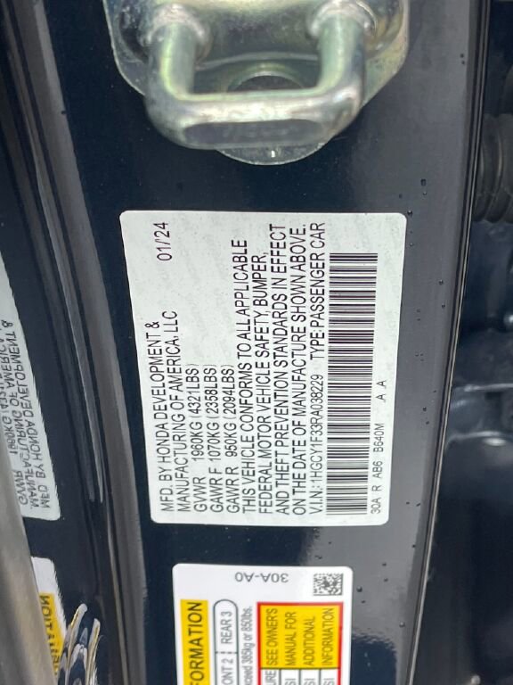 Used 2024 Honda Accord EX image 37