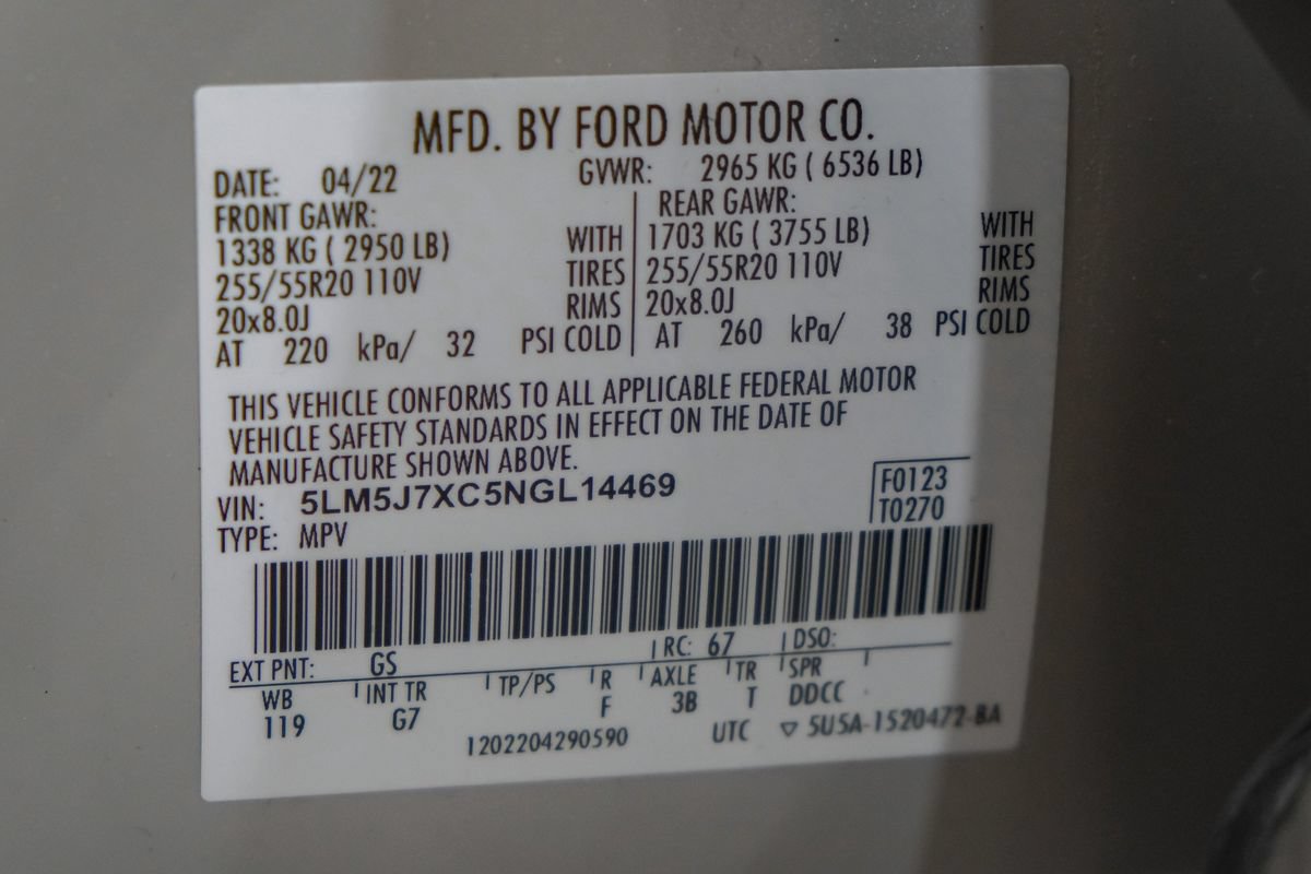 Used 2022 Lincoln Aviator Reserve w/ Equipment Group 201A AWD/4WD image 70