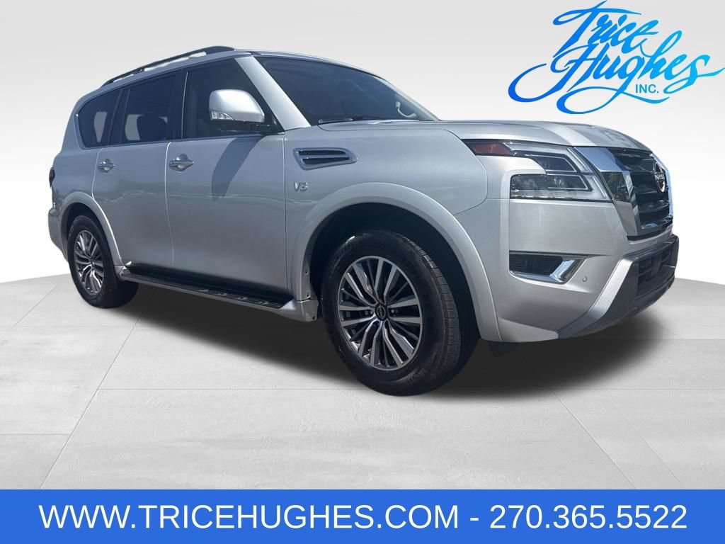 Used 2022 Nissan Armada SL w/ Captain's Chairs Package AWD/4WD image 1