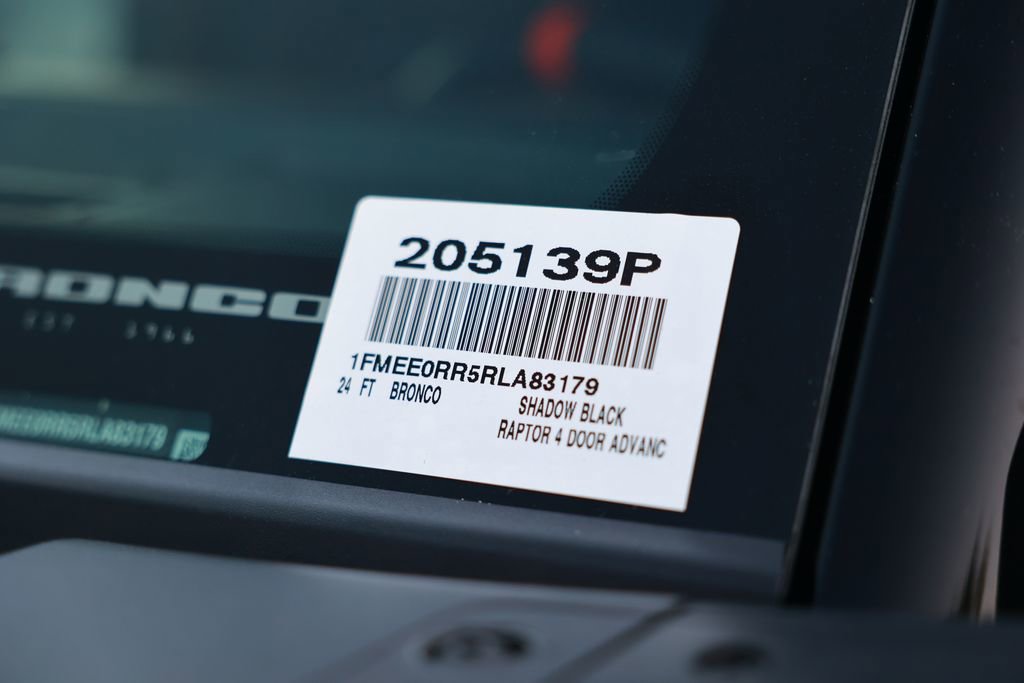 Used 2024 Ford Bronco Raptor w/ Interior Carbon Fiber Pack 6 image 40