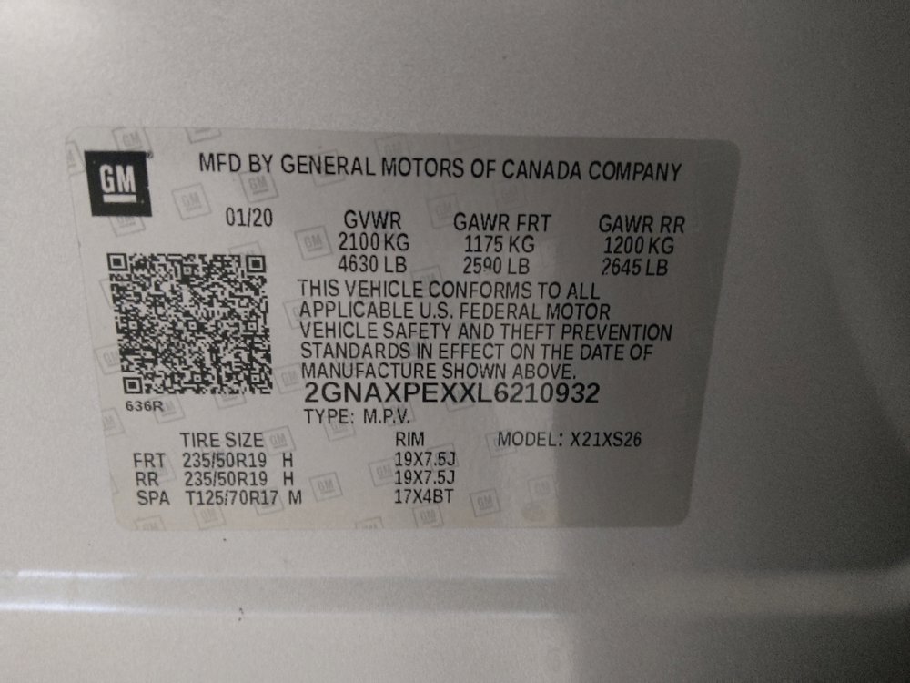 Used 2020 Chevrolet Equinox Premier FWD image 33