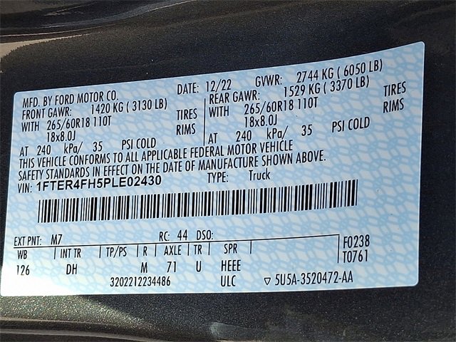 Used 2023 Ford Ranger Lariat image 23