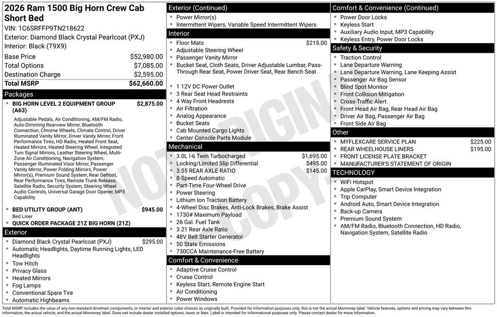 New 2026 RAM 1500 Big Horn image 8