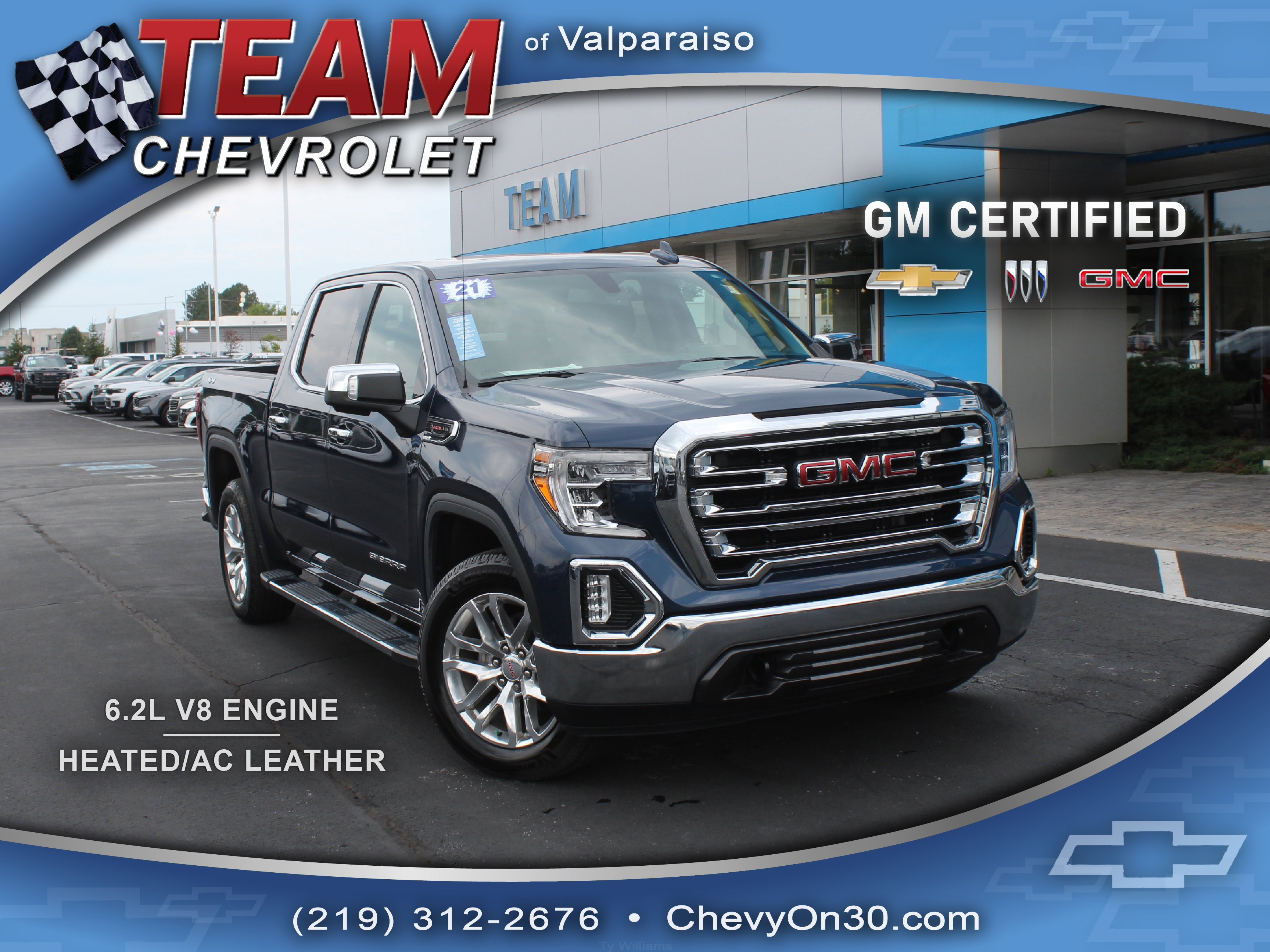 Certified 2021 GMC Sierra 1500 SLT w/ SLT Premium Package