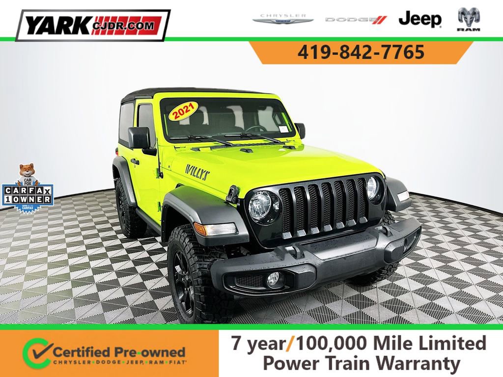Certified 2021 Jeep Wrangler Sport