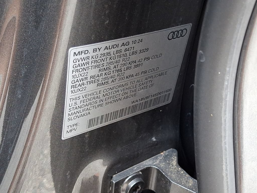 Certified 2025 Audi Q8 Premium Plus w/ Premium Plus Package AWD/4WD image 29